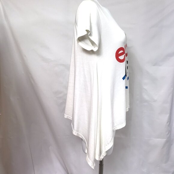 New Rebel Yell asymmetric "Enjoy Life" graphic tee - Picture 7 of 14